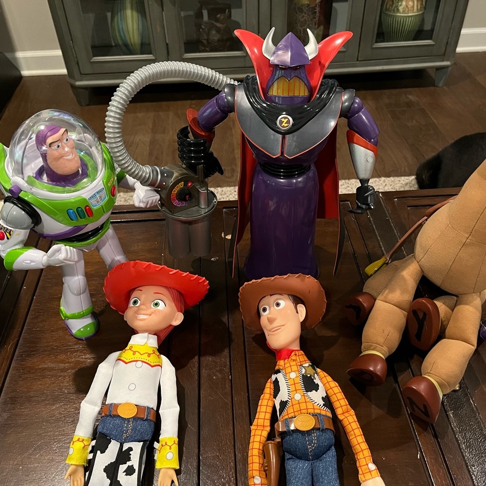 Thinkway Toys Toy Story Woody Sally Bullseye Talking Zurg Buzz Action Figure - Picture 8 of 14